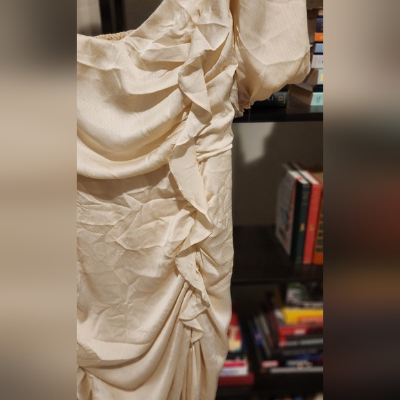 White Ruffle Dress - Picture 2 of 4